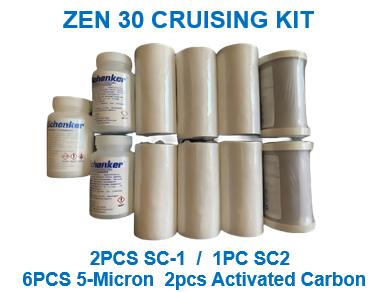 Cruising Kit-Schenker Watermaker Consumable Supplies ZEN 30 - 5" Filters