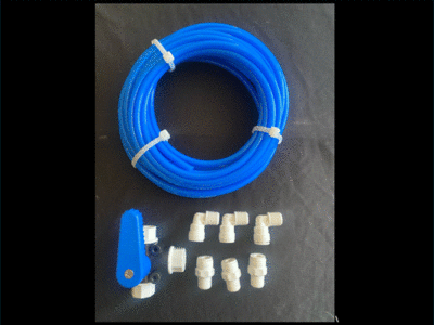 Non-Blocking Panel or Bulkhead Mounting Valve (For Directing Product Water to Two Tanks) With 30' 1/4" Tubing