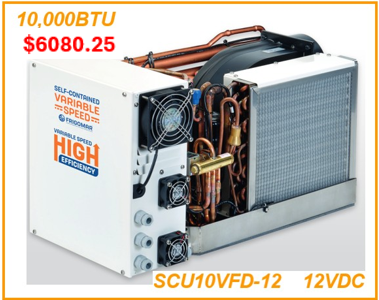 Frigomar 10000BTU 12VDC SCUHE10VFD