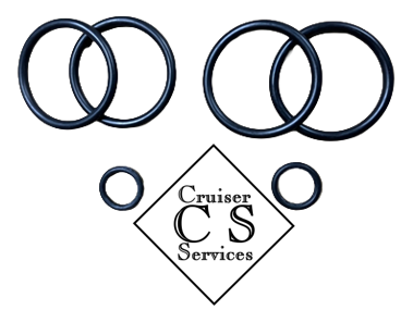 Watermaker End Plug O-ring Kit for Cruise RO/HCTI Style Pressure Vessels (Blue/Grey End Plugs)