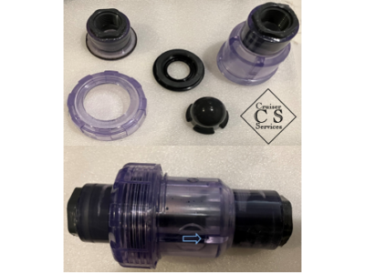 CS 1/2" Fnpt Serviceable Check Valve