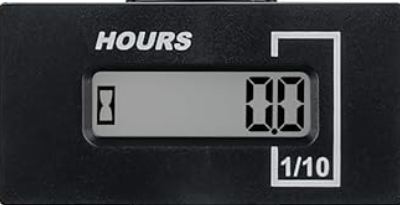 LCD RUN HOUR PANEL MOUNT METER