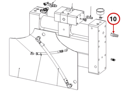 PVC FITT - HOSEBARB 1/2" DIAM. 20-22