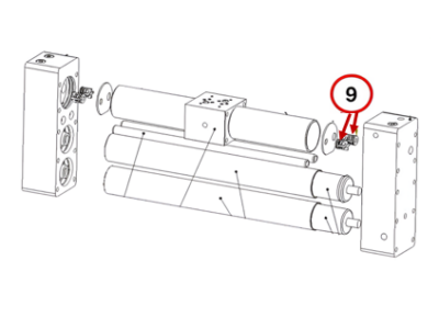 KIT ERS NON RETURN VALVE ZEN 100/150 (3 PIECES)