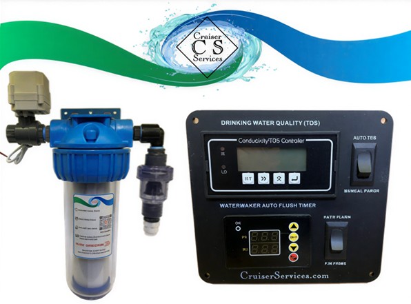 Watermaker Automation for Freshwater Flushing and Auto TDS Product Water Diversion
