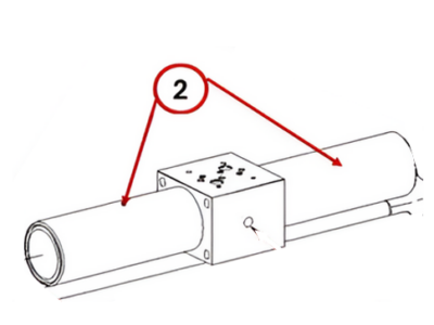IN/OUT MANIFOLD (RIGHT) ZEN 30 ASSEMBLED includes #8#9