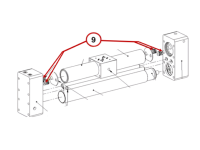 KIT ERS NON RETURN VALVE ZEN30/50 (3 PIECES)