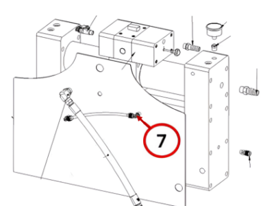 PLASTIC SERTO FITTING 6X8 - MALE ADAPTOR ELBOW UNION 1/4"