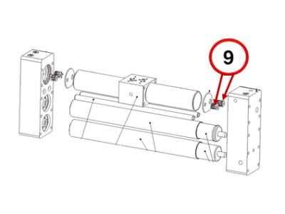 KIT ERS NON RETURN VALVE ZEN 100/150 (3 PIECES)