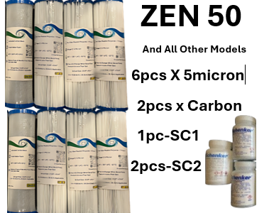 Cruising Kit-Schenker Watermaker Consumable Supplies ZEN 50 And All Others-10" Filters