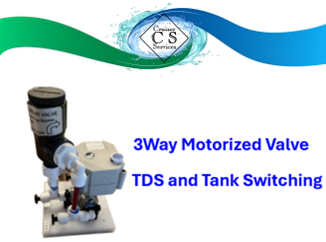 Watermaker 3way Motorized Valve For Auto TDS Diversion And Tank Diversion