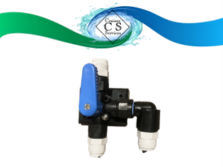 Watermaker Pickling 3-way Manual Valve 1/2" Female NPT Ports