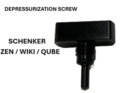 Schenker Watermaker Depressurization Screw ZEN / WIKI / QUBE PART NO 212007
