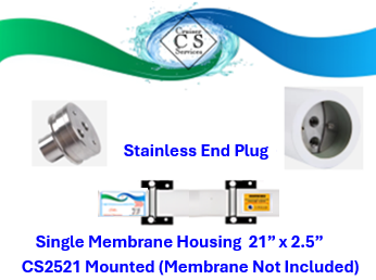 Watermaker 21" RO Pressure Vessel for SW30-2521 Membrane
