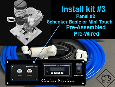 Watermaker Install Kit 3 (Panel Option B) with Schenker Panel